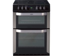 BELLING FSE60DOP 60 cm Electric Ceramic Cooker - Stainless Steel